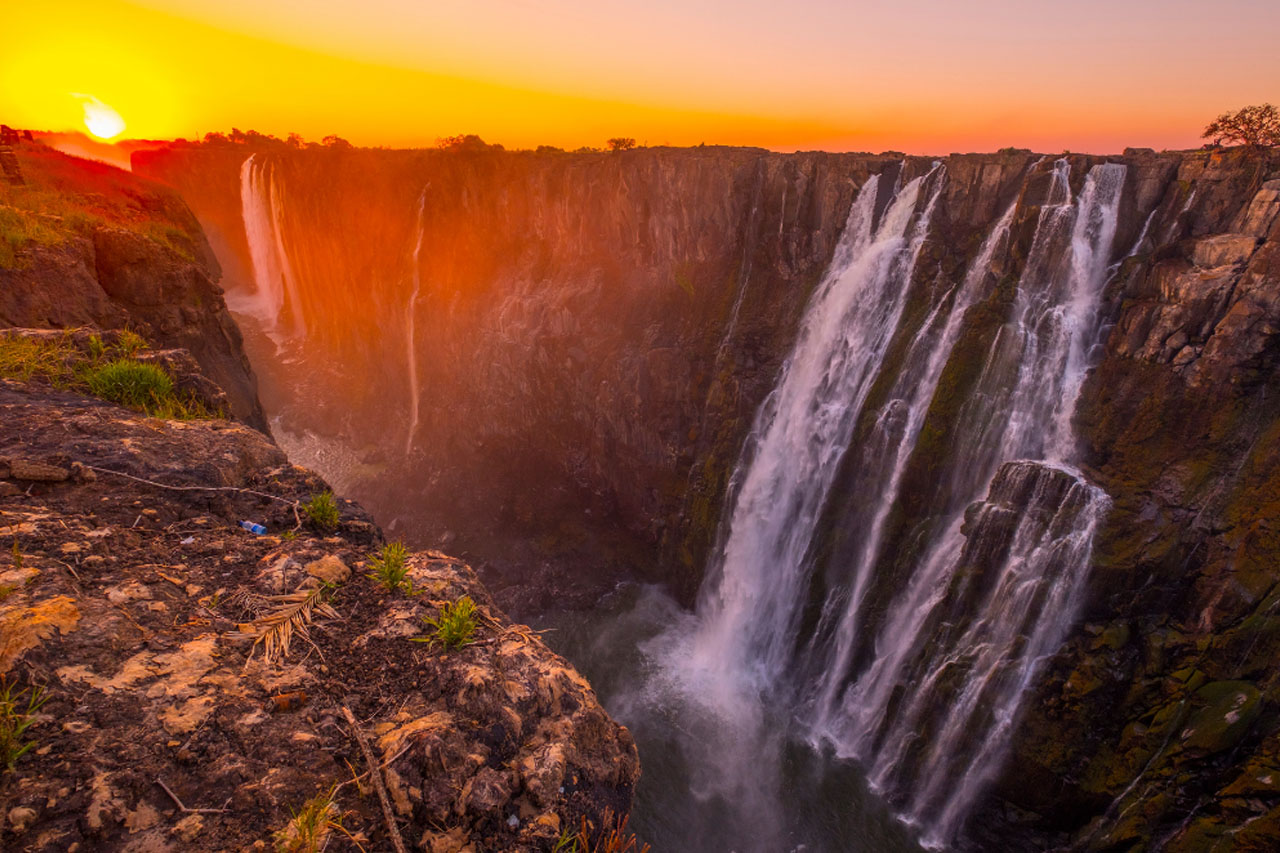 Victoria Fall Sunset